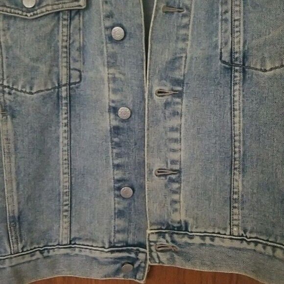 VTG Guess denim jean jacket Medium Mens - Picture 7 of 9